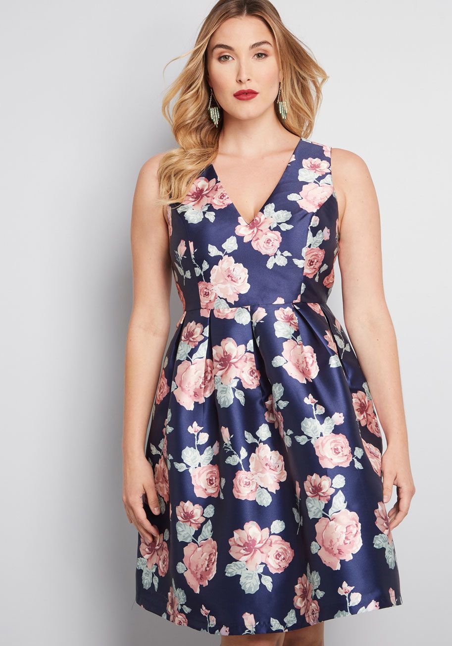 Sweetly Celebrated Fit and Flare Dress | Fit and flare cocktail dress