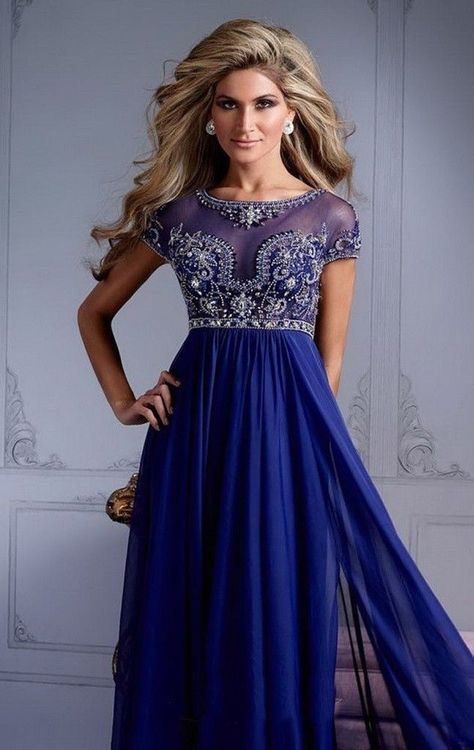 2015 Royal Blue Formal Evening Party Dresses Pageant Prom Dress Gown #