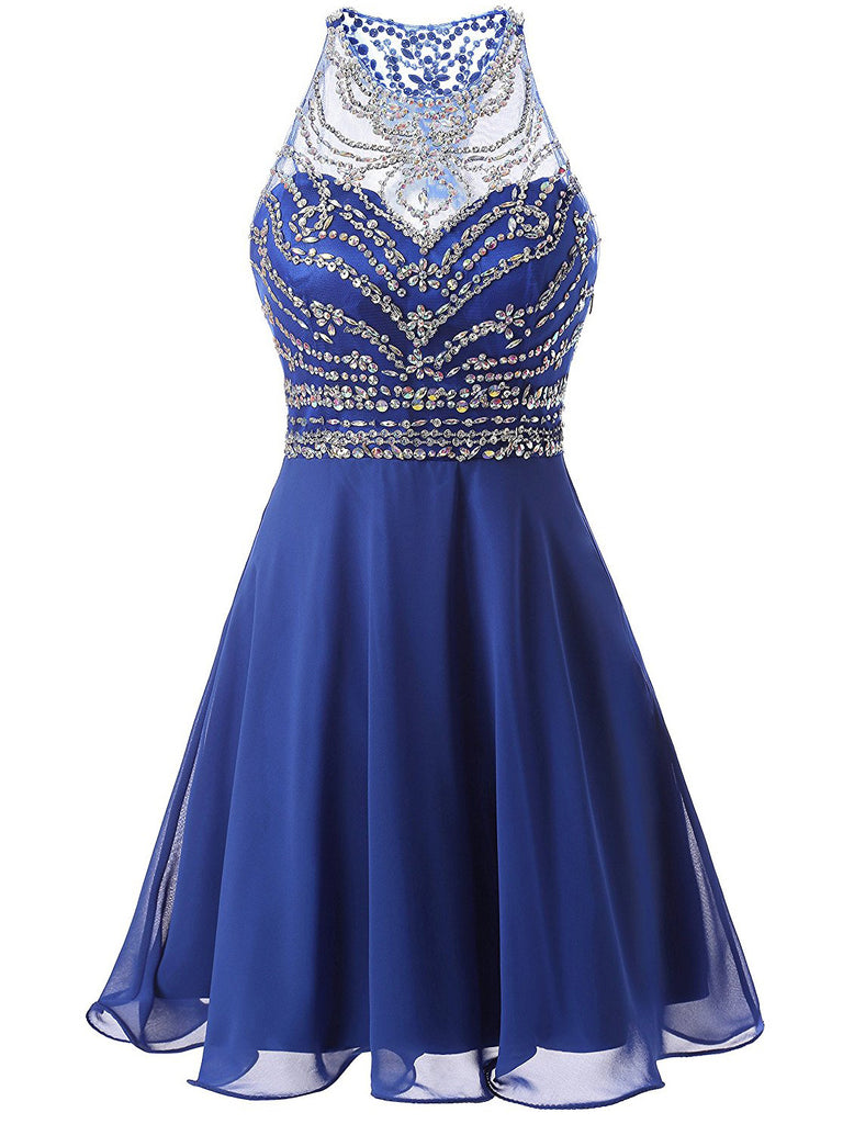 Royal Blue Homecoming Dress,Cute Homecoming Dress,Short Prom Dress