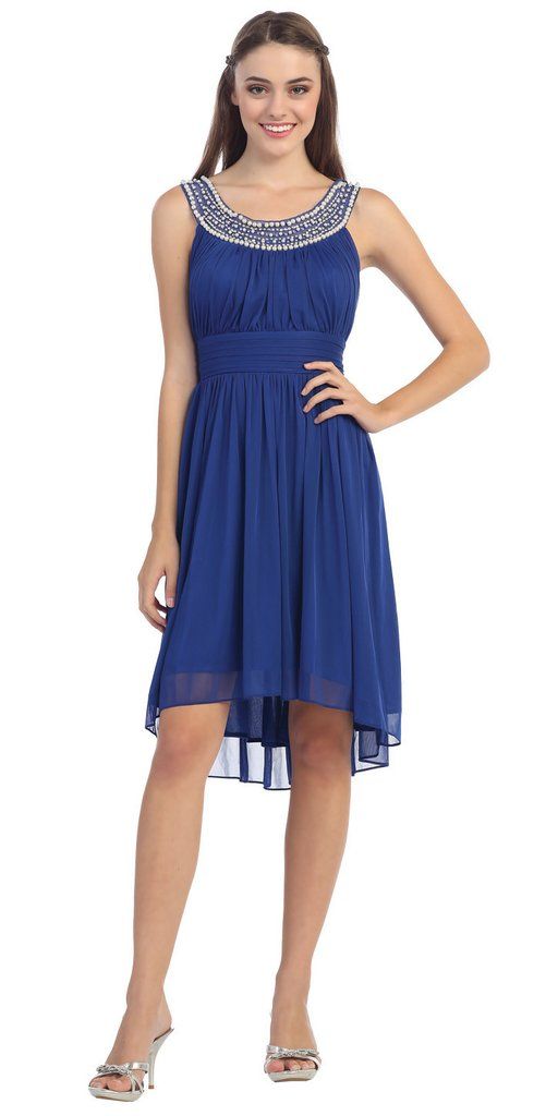 Sale! Royal Blue Dinner Party Dress XL Size #discountdressshop #
