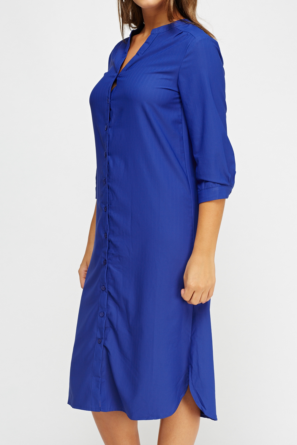 Royal Blue Shirt Dress - Just $7
