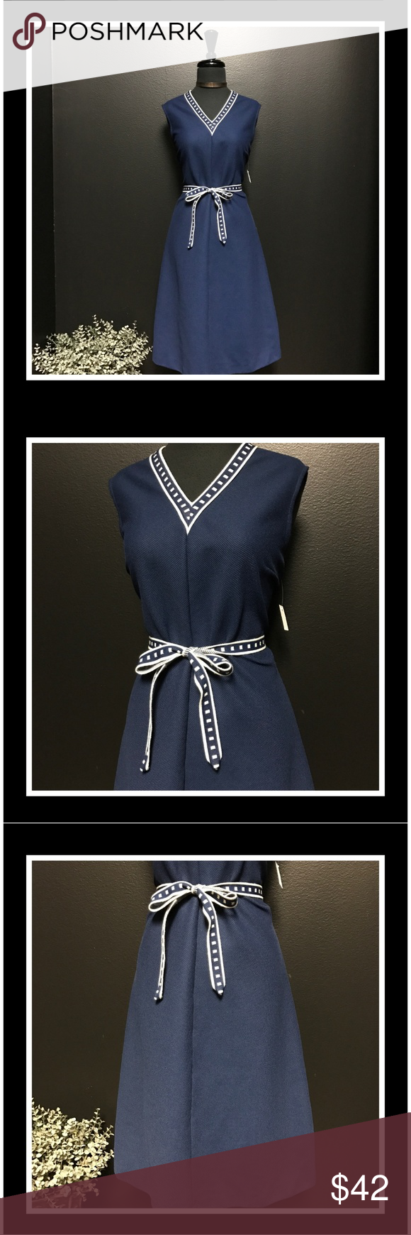 Blue dress with belt | Dresses, Blue dresses, Clothes design