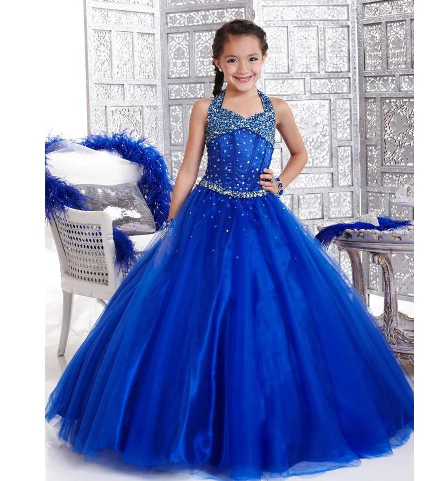 Custom Children Princess Dresses Ball Gown Performance Evening Party