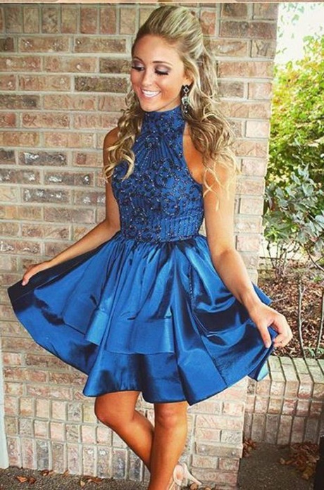 Blue hoco dresses
