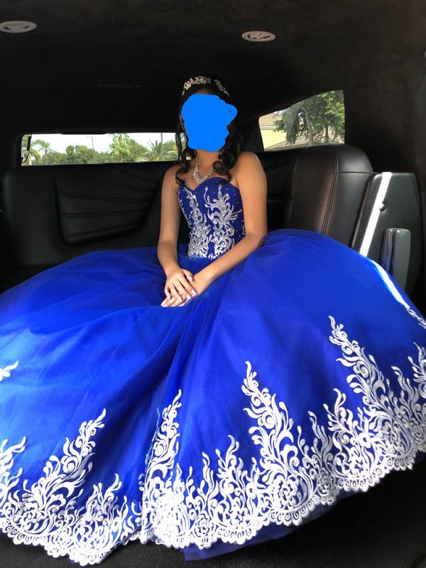 Used Royal Blue Quince dress for Sale in Litchfield Park, AZ - OfferUp