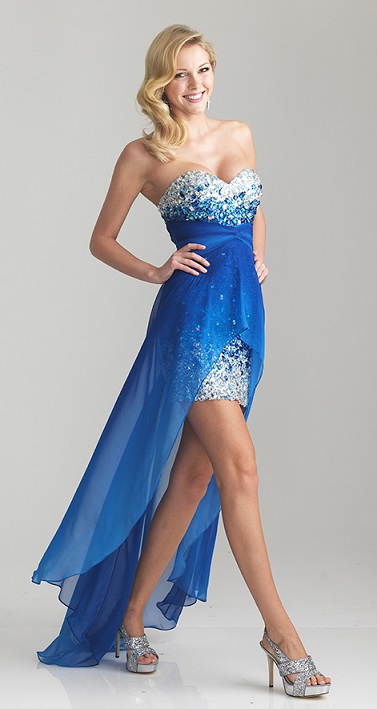 Stylish Royal Blue Prom Dress