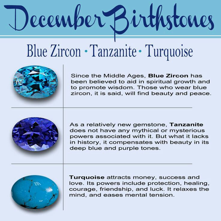 December stones December Birthstone Jewelry, Birthstone Gems